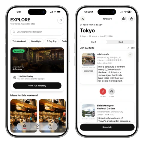 CityBites Explore and a day-by-day Tokyo itinerary.